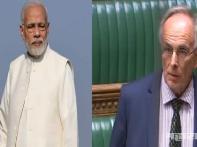 England government criticised modi government over spending money over statues