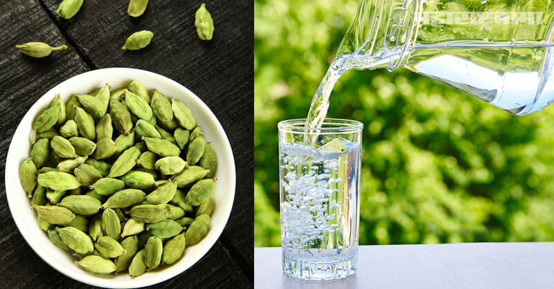 benefits of Cardamom with warm water