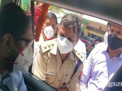 राज्याचे उर्जामंत्री नितीन राऊत यांना आझमगड पोलिसांनी ताब्यात घेतले