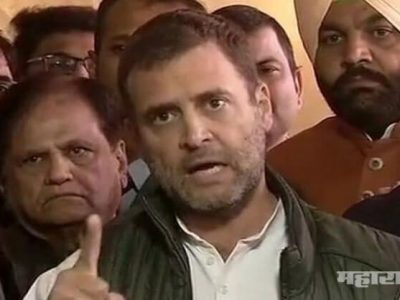 congress president rahul gandhi slams pm narendra modi over farmers loan waiver