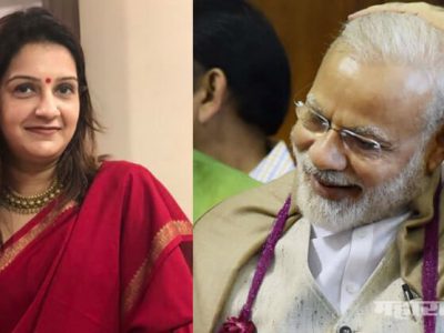 congress spokesperson Priyanka Chaturvedi criticised modi