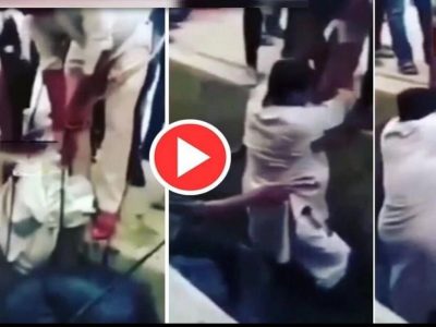 Viral Video | अर्रर्रर्र!! गायीला वाचवायला नाल्यात उतरला आणि पुढे काय झाल ते पाहून तुम्हालाही हसू आवरणार नाही  