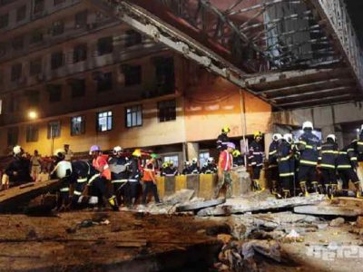 Mumbai city csmt fob collapse structural auditor neerajkumar desai arrested