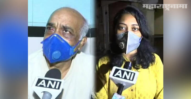 Daughter of Ex Navy officer, beaten Shiv Sena workers, demands President rule, Marathi News ABP Maza