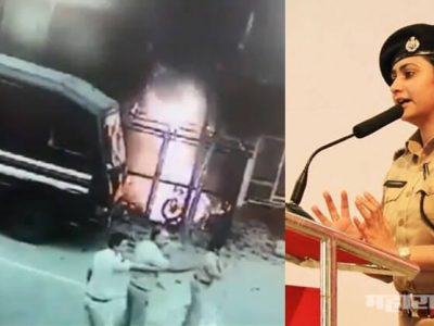 VIDEO- डीसीपी मोनिका भारद्वाज यांनी वकिलांना हात जोडून विनंती केली होती तरी…
