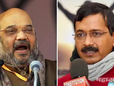 Delhi CM Aravind Kejariwal challenged BJP President Amit Shah for open discussion at Ramlila Maidan on development work issue