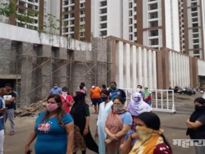 ठाणे मनपाकडून गृहसंकुलांतील विक्री झालेल्या घरांचा ताबा घेण्याचा प्रयत्न; लोकांमध्ये संताप