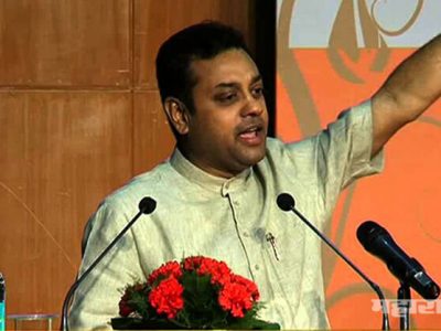 BJP spokesperson sambit patra says Rahul Gandhi is the owner of Kingfisher Airlines in press conference
