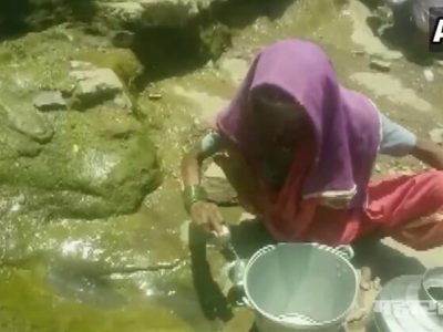 लातूरमध्ये दुष्काळामुळे गावकऱ्यांवर शरिराला हानिकारक पाणी पिण्याची वेळ