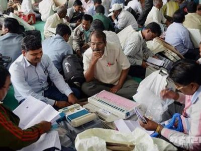 राज्यात ६५ ठिकाणी ईव्हिएममध्ये बिघाड; काँग्रेसची निवडणूक आयोगाकडे तक्रार