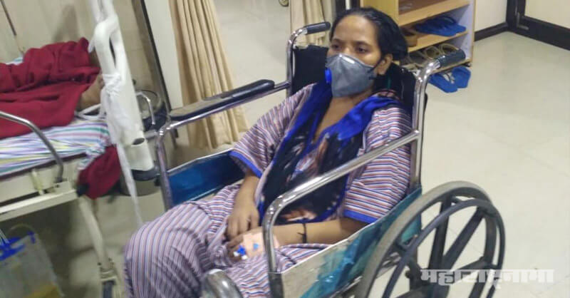 Hospital, treating negative report patient, covid 19 positive