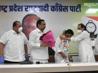 हातकणंगलेचे माजी आमदार राजीव आवळे यांचा राष्ट्रवादीत जाहीर प्रवेश