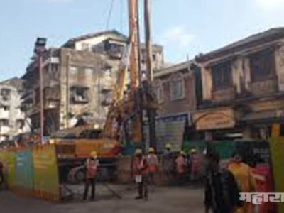 Girgaon resident of oppose metro project