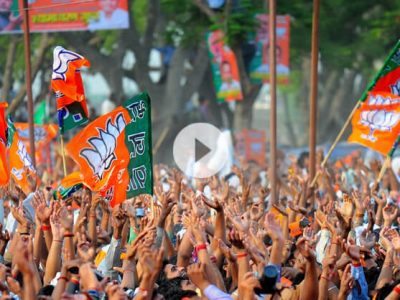 Hukumshahi? BJP party workers forcing to hang party flag on people homes