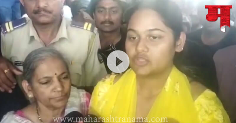 IAF Martyr Ninad Mandavangane’s wife interacting with media IAF Martyr Ninad Mandavangane’s wife interacting with media