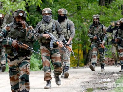 Pakistan violated ceasefire at 6 am today in Krishna Ghati sector along the Line of Control in Poonch district