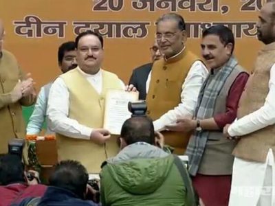 जे.पी. नड्डा भाजपाचे नवे राष्ट्रीय अध्यक्ष
