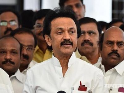 After karunanidhi mk stalin became elected as a president of dmk