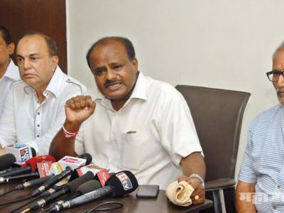 kumaraswamy dismisses a reports of jds and congress working out power sharing formula