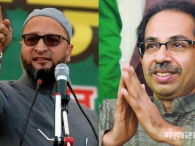 मालेगावात सत्तेसाठी धर्म विसरून MIM सोबत सेटलमेंट, तर औरंगाबादमध्ये घरात घुसून मारण्याची सेनेकडून धमकी