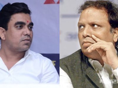 MNS navi mumbai president gajanan kale criticised bjp mla ashish shelar on twitter