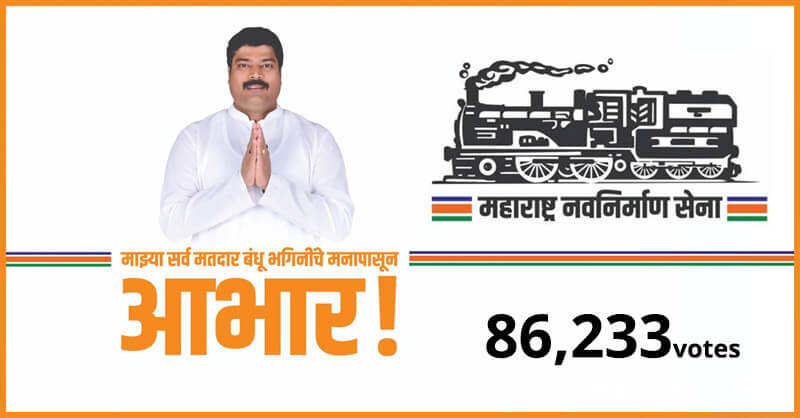 Shivsena Ramesh Mhatre, MNS Raju Patil, Kalyan Gramin Vidhansabha Election 2019