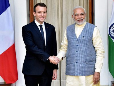 India and France on Saturday inked 14 key agreements in various topics