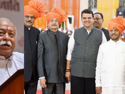rss criticised shivsena ministers after pandharpur speech