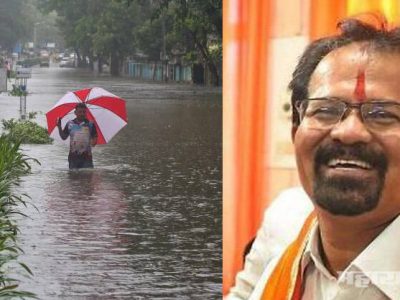 अजब उत्तर! मुंबईत पाणी तुंबलं नाही तर साचलं: महापौर विश्वनाथ महाडेश्वर