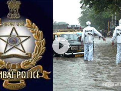 Mumbai Traffic Police Serving in Heavy Rain – Duty First