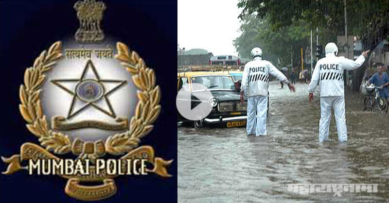 Mumbai Traffic Police Serving in Heavy Rain – Duty First Mumbai Traffic Police Serving in Heavy Rain – Duty First