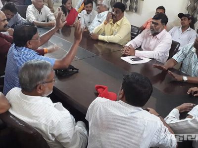 sports persons raising protest high school ground smart city underground parking