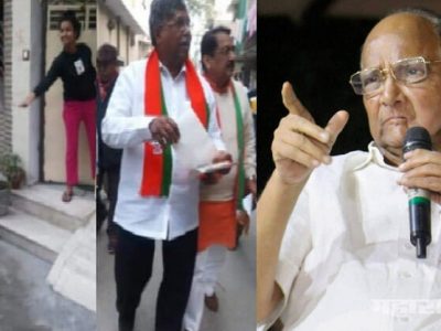 घरभर चिठ्ठ्या वाटणाऱ्या राष्ट्रीय नेत्याबद्दल मी काय बोलणार? : शरद पवार