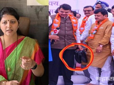 चोरांच्या टोळीत बसलाय की काय…म्हणून बुट हातात घेऊन भाषण? – रुपाली चाकणकर