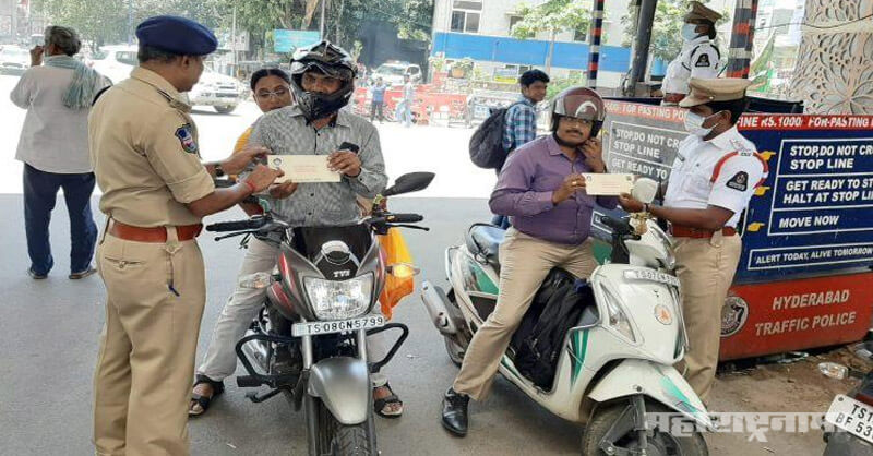 New rule formed, Center government, Double seat, Two wheeler