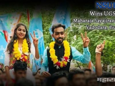 Congress sponsored nsui wins ugs at msu baroda elections