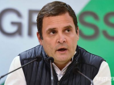 Congress chief Rahul gandhi criticised modi over Rafael fighter jet dela with france