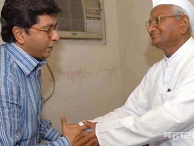 mns chief raj thackeray will meet anna hajare at ralegansidhi