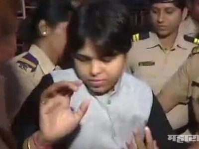 Pune police arrested social worker Trpti Desai at Pune during leaving from home to meet PM modi