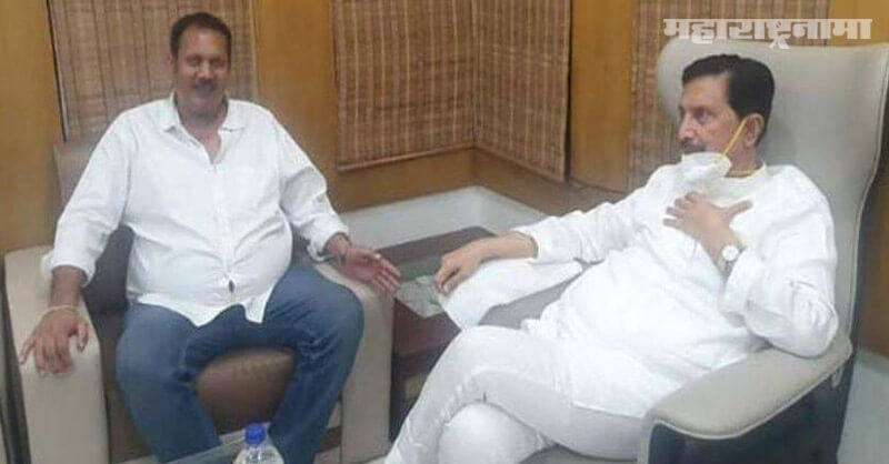 BJP MP Udayanraje Bhosale, Ramraje Nimbalkar, meet at Satara