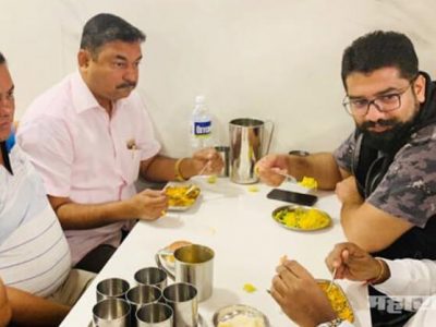 mla shivendraraje and narendra patils on breakfast diplomacy at satara to pressure udayanraje bhosale during loksabha election
