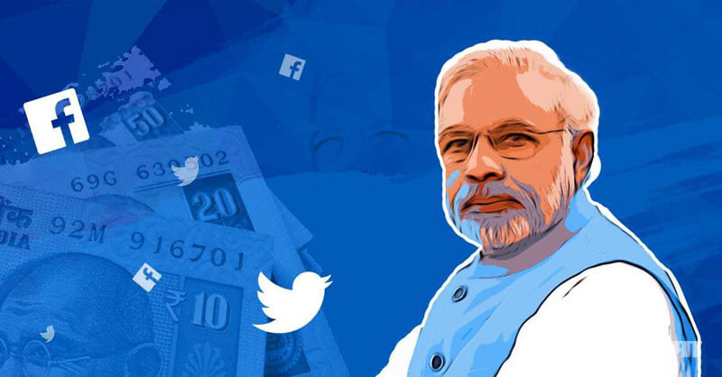 PM Narendra Modi Exit on Social Media