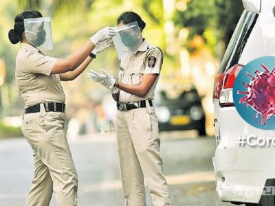 मुंबईतील दोन पोलिस अधिकाऱ्यांना कोरोनाची लागण; इस्पितळात दाखल
