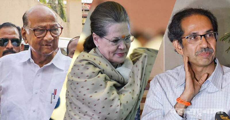 Shivsena MP Sanjay Raut, Sonia Gandhi, CM Uddhav Thackeray