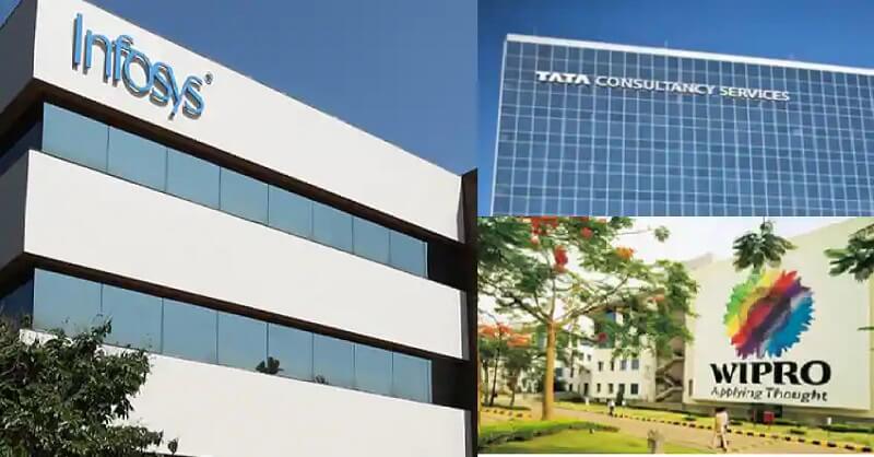 TCS Infosys and Wipro