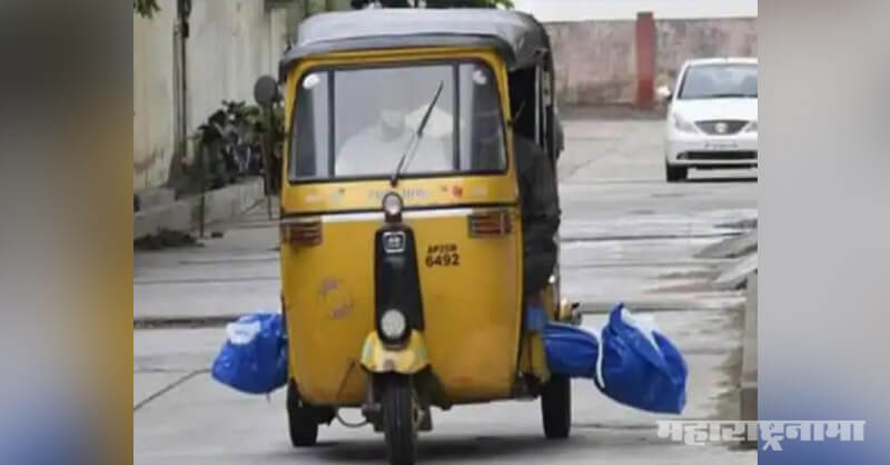 Telangana, body of corona patient, Auto rickshaw