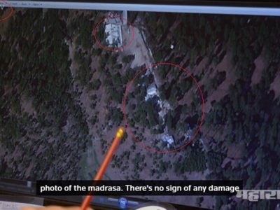 India kashmir pakistan airstrike insi satellite evidences show madrasa buildings are still standing at scene of indian bombing