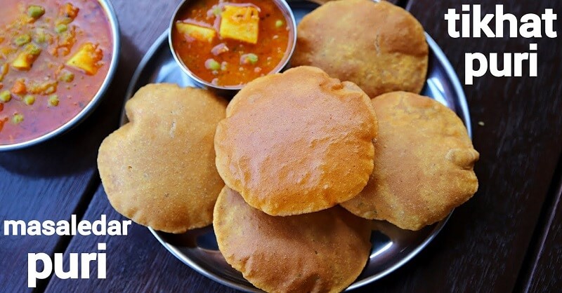 Tikhat Mithachi Puri recipe in Marathi