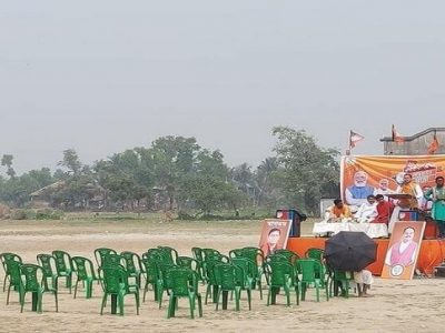 प. बंगाल | भाजपाची भव्य सभा आणि जनसागर | मात्र हवा निर्मितीसाठी तेच जुनं ‘तंत्र’?