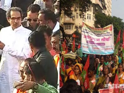 shivsena chief uddhav thackeray visits shivneri fort to take soil to ayodhya